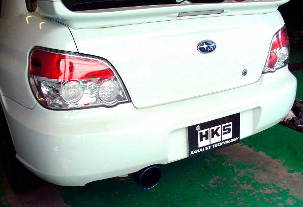 HKS 31029-AF001 Вихлопна система Super Turbo Muffler для SUBARU IMPREZA GDB-CF Photo-1