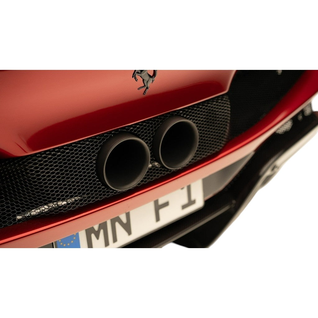 NOVITEC F1 296 52 Вихлопні труби, нержавіюча сталь, чорні, 2 шт для FERRARI 296 2021- Photo-1
