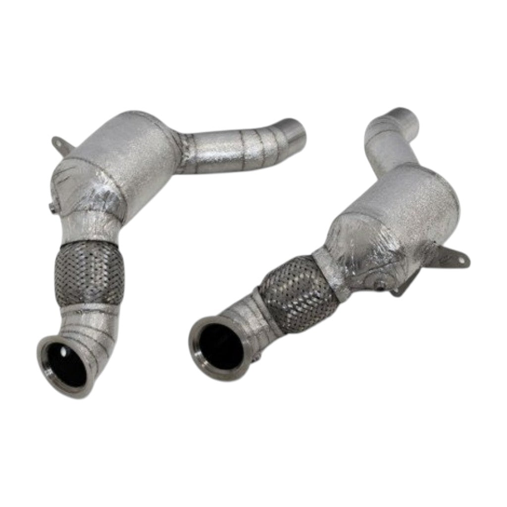 NOVITEC F1 488 45 Спортивні металеві каталізатори, 2 шт для FERRARI 488 2015-2019 Photo-0