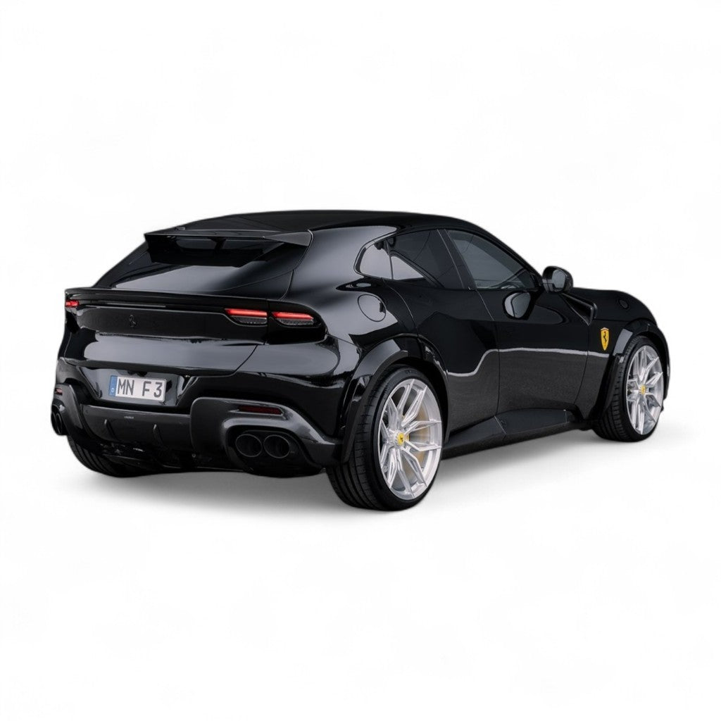 NOVITEC F1 666 17 Вихлопні труби, нержавіюча сталь, чорний, 2 шт для FERRARI Purosangue 2022- Photo-1