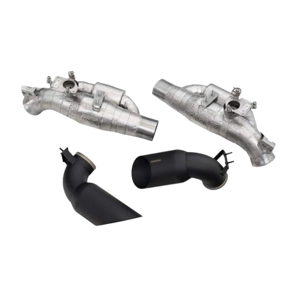 NOVITEC F1 812 51 Вихлопна система з регулюванням заслінок, Inconel із золотим покриттям для FERRARI 812 Competizione 2021-2023 Photo-0