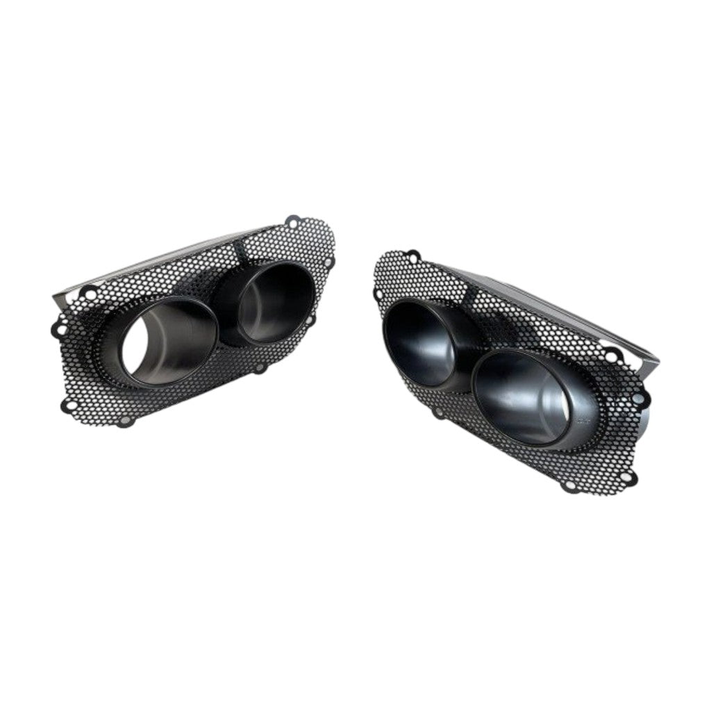 NOVITEC F1 812 BL Вихлопні труби з новою сітчастою вставкою, чорні, 2 шт, для FERRARI 812 Superfast / GTS Photo-0