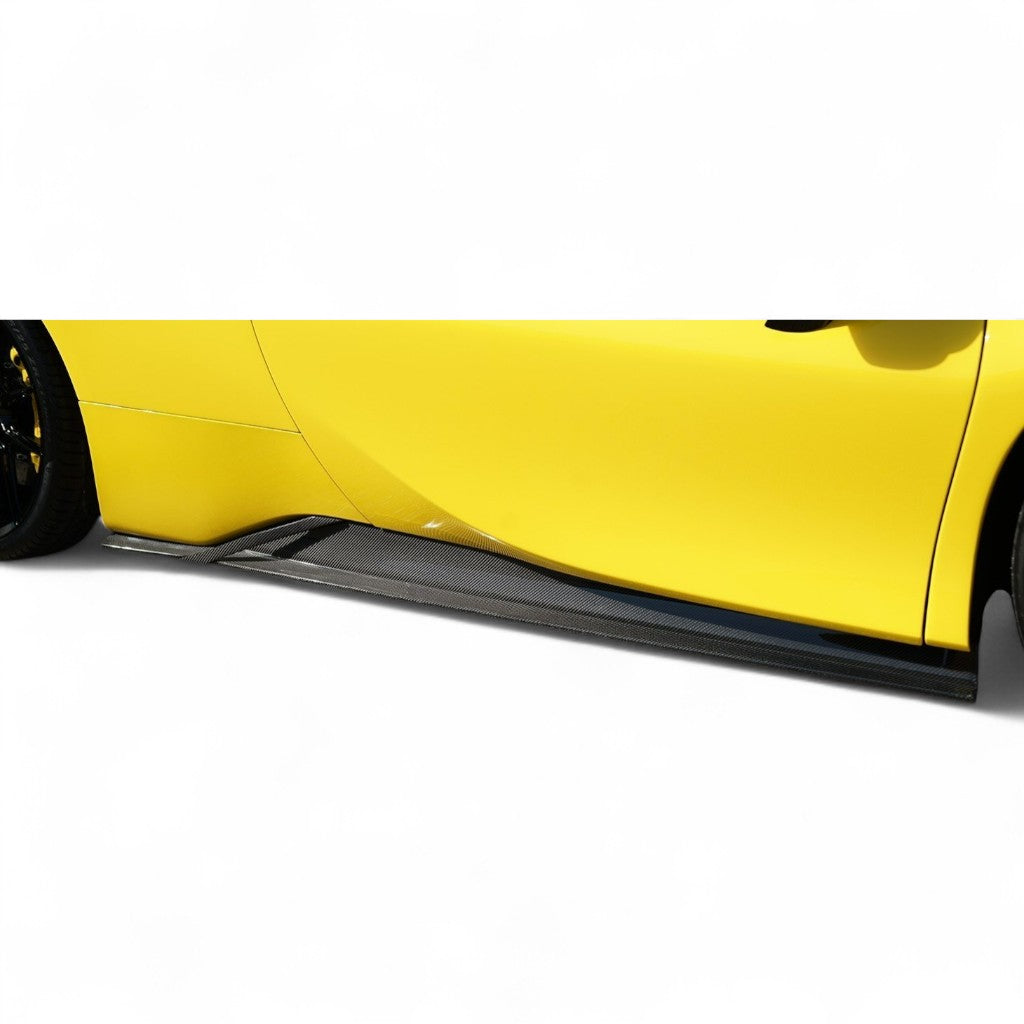 NOVITEC F6 090 25 Бічні панелі, видимий карбон для FERRARI SF90 2019- Photo-1