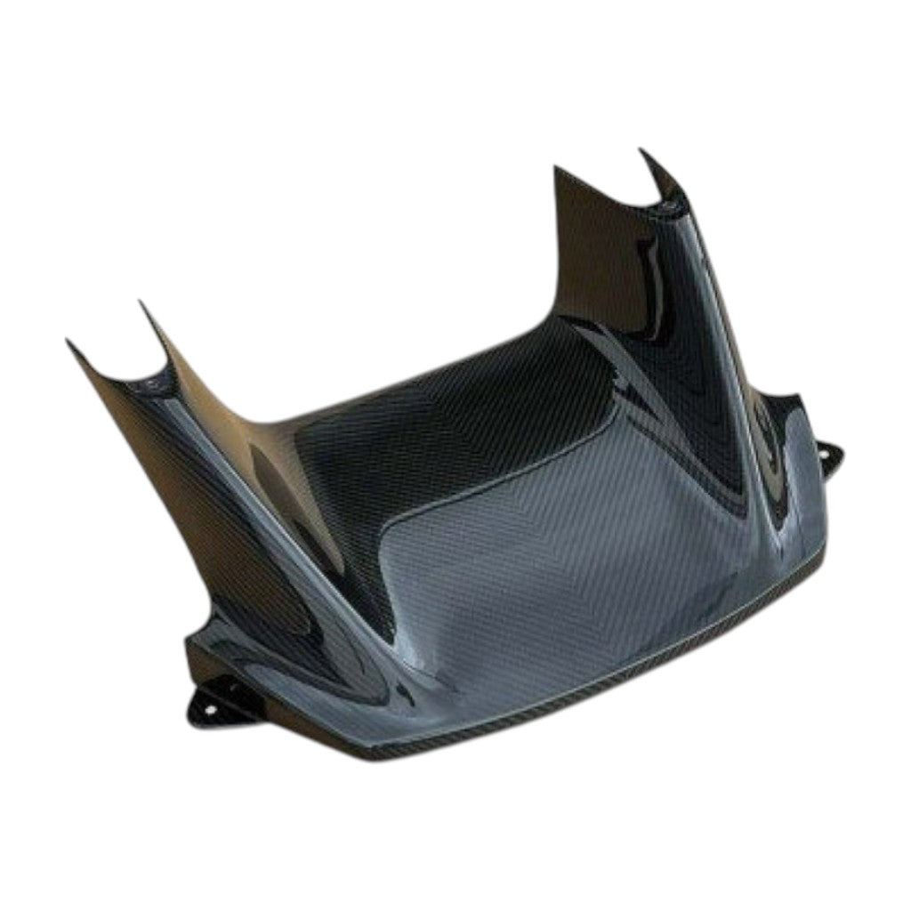 NOVITEC F6 090 31 Центральна частина переднього бампера для авто без передньої камери, видимий карбон для FERRARI SF90 2019- Photo-0