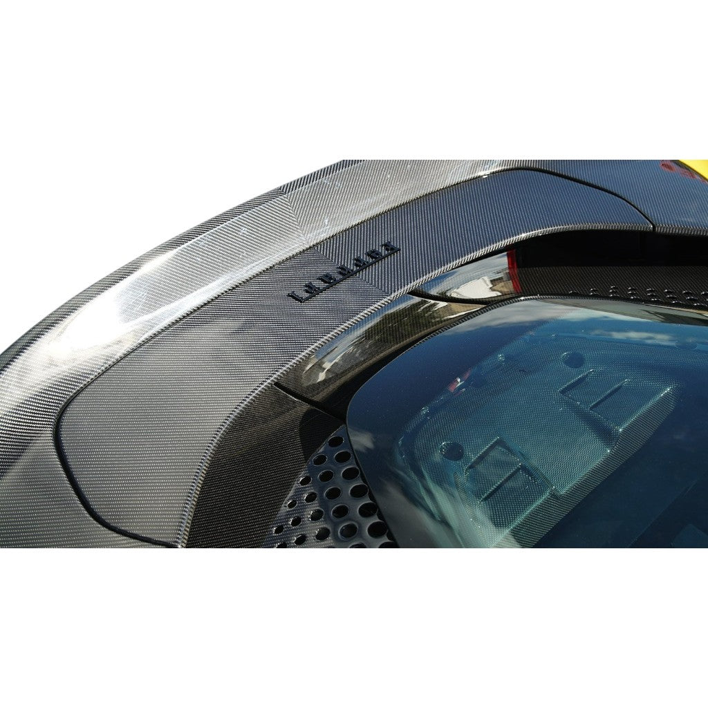 NOVITEC F6 090 35 Задній спойлер, видимий карбон для FERRARI SF90 2019- Photo-1