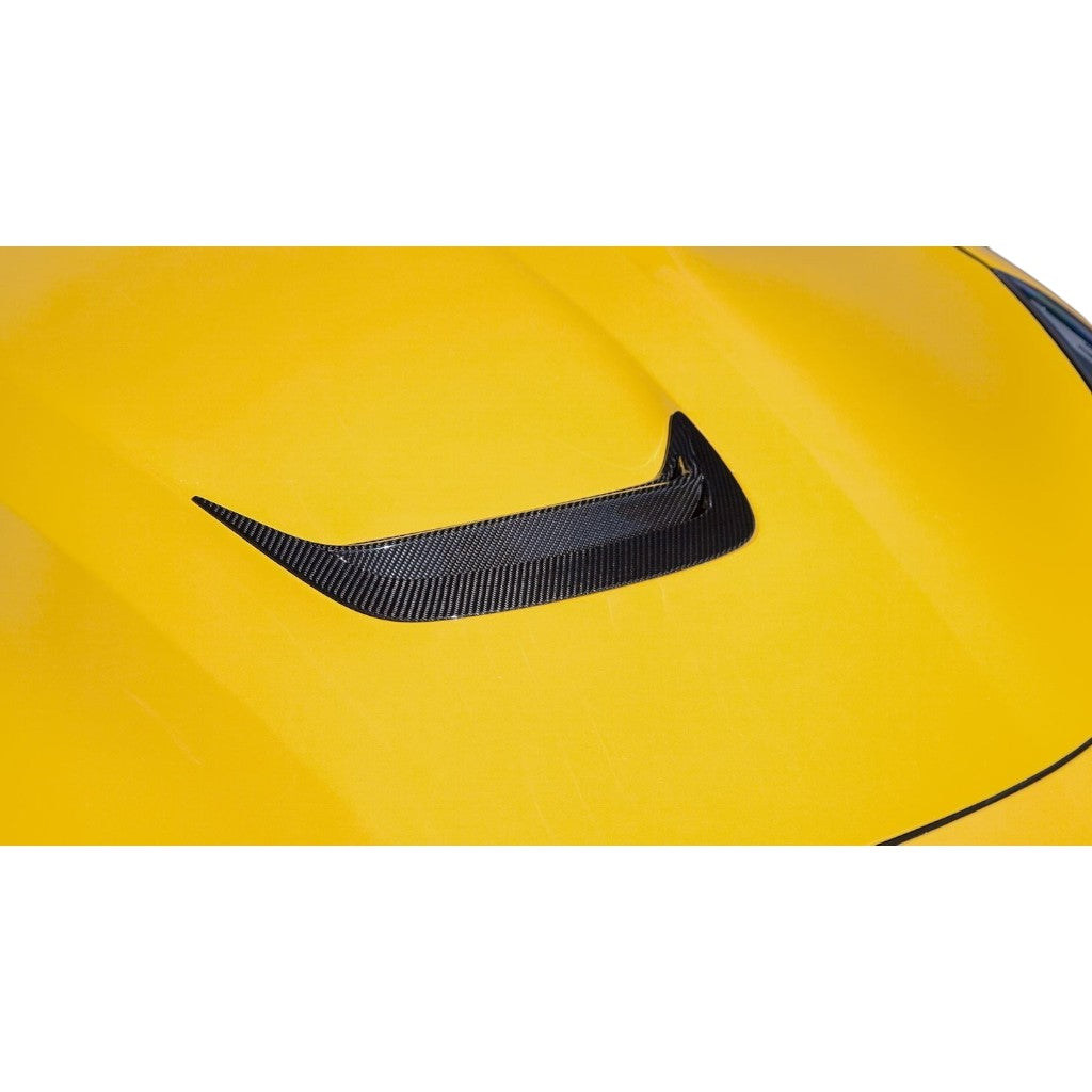 NOVITEC F6 222 23 Вставка капота двигуна, видимий карбон для FERRARI F12 2012-2017 Photo-1