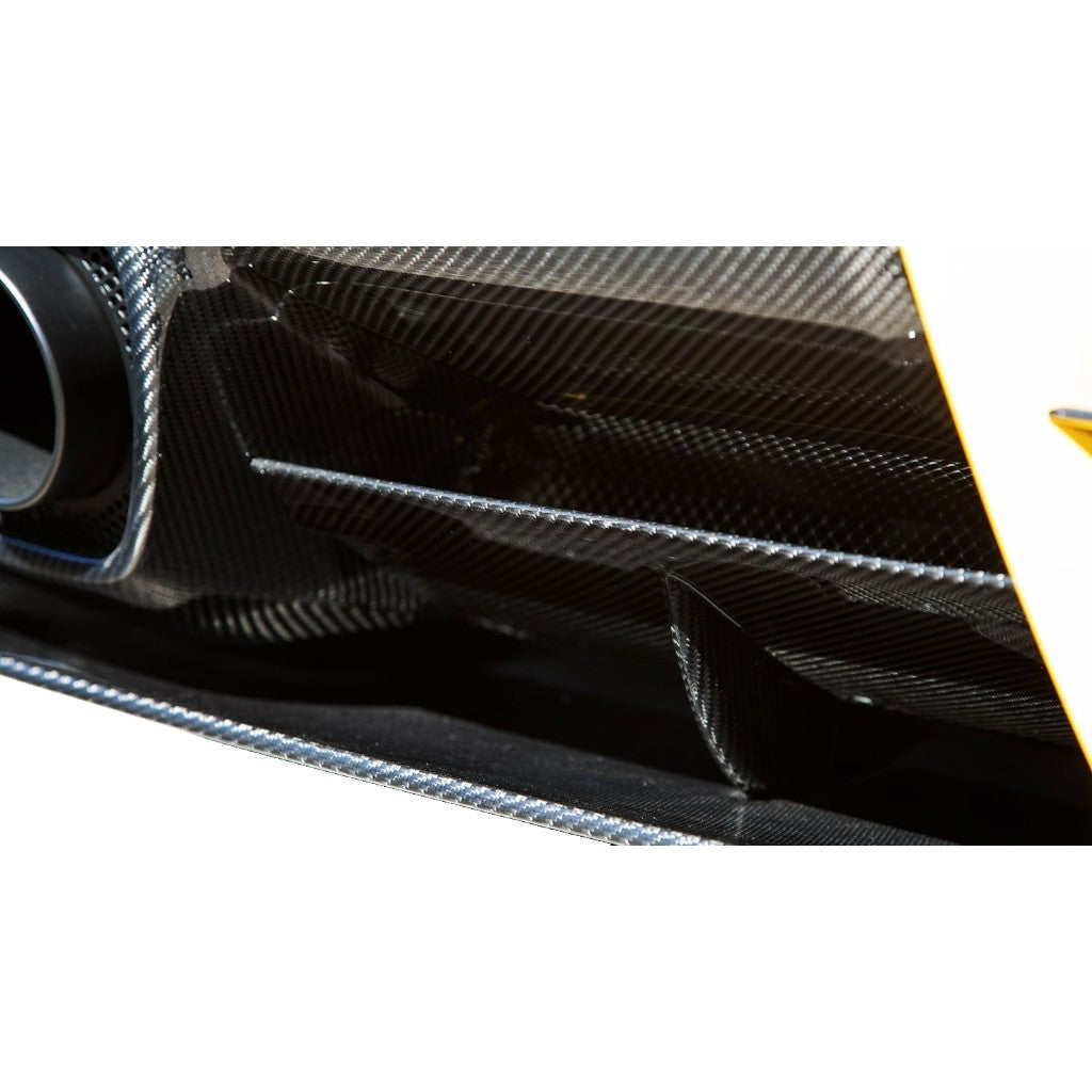NOVITEC F6 222 36 Ребра дифузора, видимий карбон для FERRARI F12 2012-2017 Photo-1