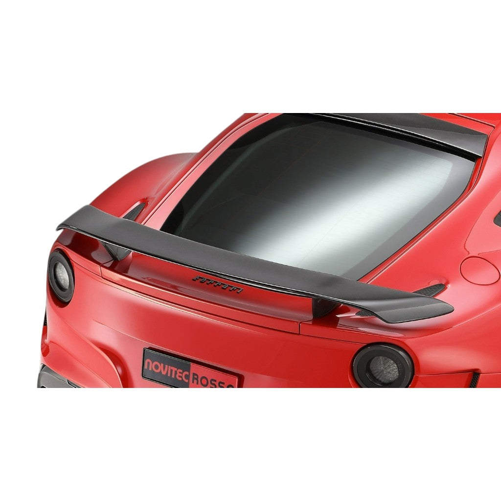 NOVITEC F6 222 43 Заднє антикрило N-Largo, видимий карбон для FERRARI F12 2012-2017 Photo-1