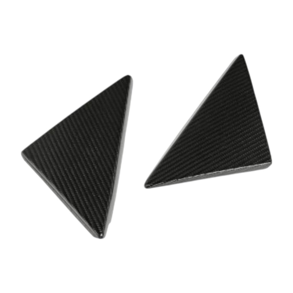 NOVITEC F6 296 51 Трикутна накладка бокового вікна, видимий карбон для FERRARI 296 2021- Photo-0