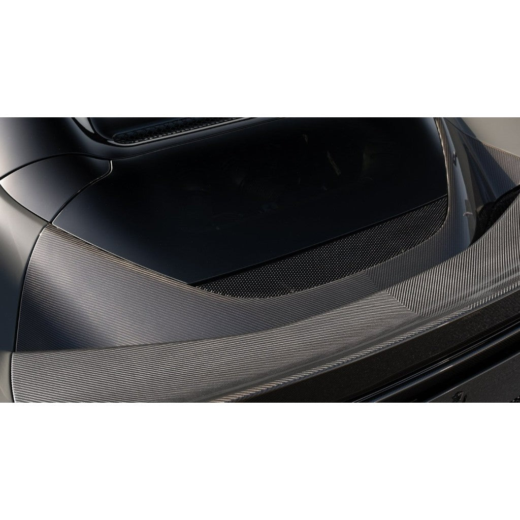 NOVITEC F6 296 52 Хвостова секція 1 в оригінальному стилі, видимий карбон для FERRARI 296 2021- Photo-1