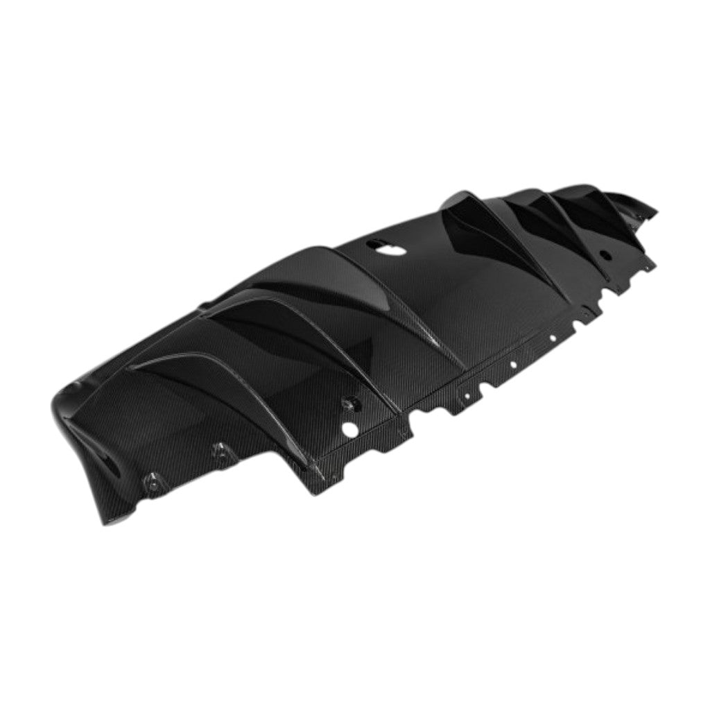 NOVITEC F6 296 55 Дифузор, видимий карбон (оригінальний стиль) для FERRARI 296 2021- Photo-0