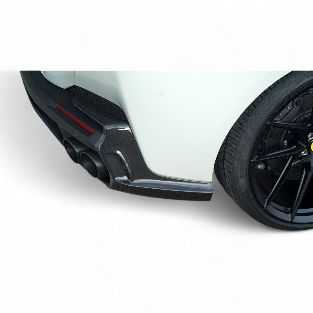 NOVITEC F6 333 45 Накладка на задній бампер, видимий карбон для FERRARI Portofino 2017-2023 Photo-1