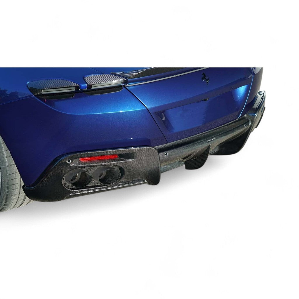 NOVITEC F6 333 64 Дифузор, видимий карбон (оригінальний стиль) для FERRARI Roma 2020- Photo-1