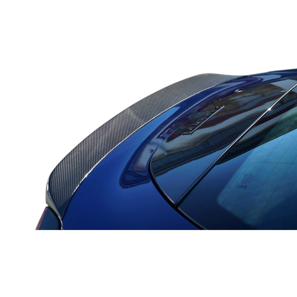 NOVITEC F6 333 65 Накладка заднього спойлера, видимий карбон для FERRARI Roma 2020- Photo-1