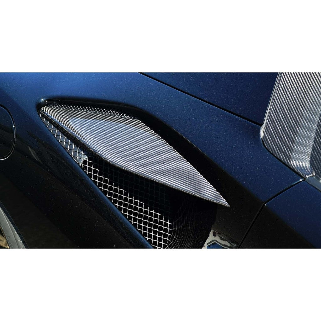 NOVITEC F6 444 04 Бічні повітронаправляючі панелі для FERRARI F8 2019- Photo-1