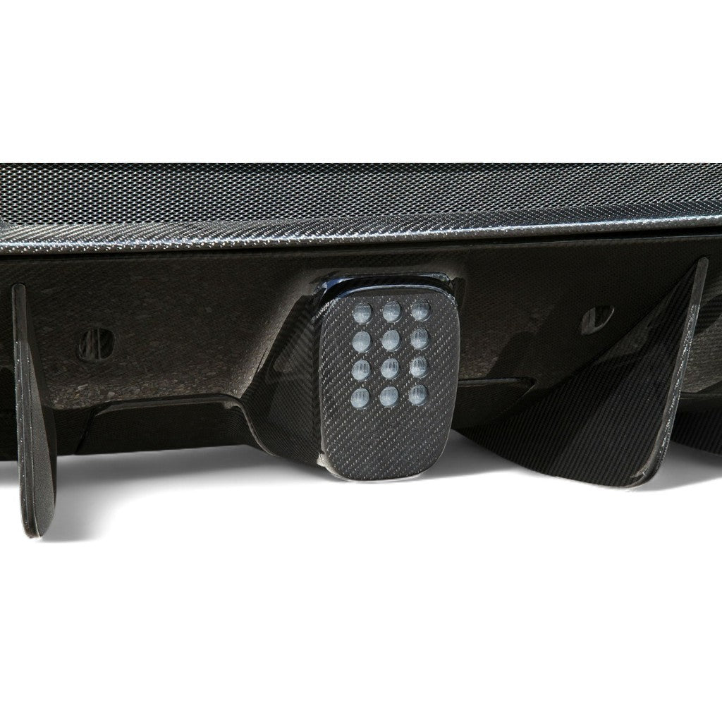 NOVITEC F6 488 52 Накладка на протитуманні фари для авто без камери заднього виду, видимий карбон для FERRARI 488 2015-2019 Photo-1