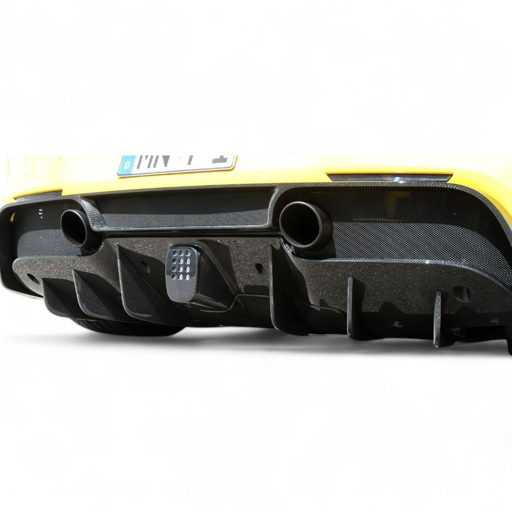 NOVITEC F6 488 54 Накладка на повітрозабірник заднього дифузора (3 частини), видимий карбон для FERRARI 488 2015-2019 Photo-1
