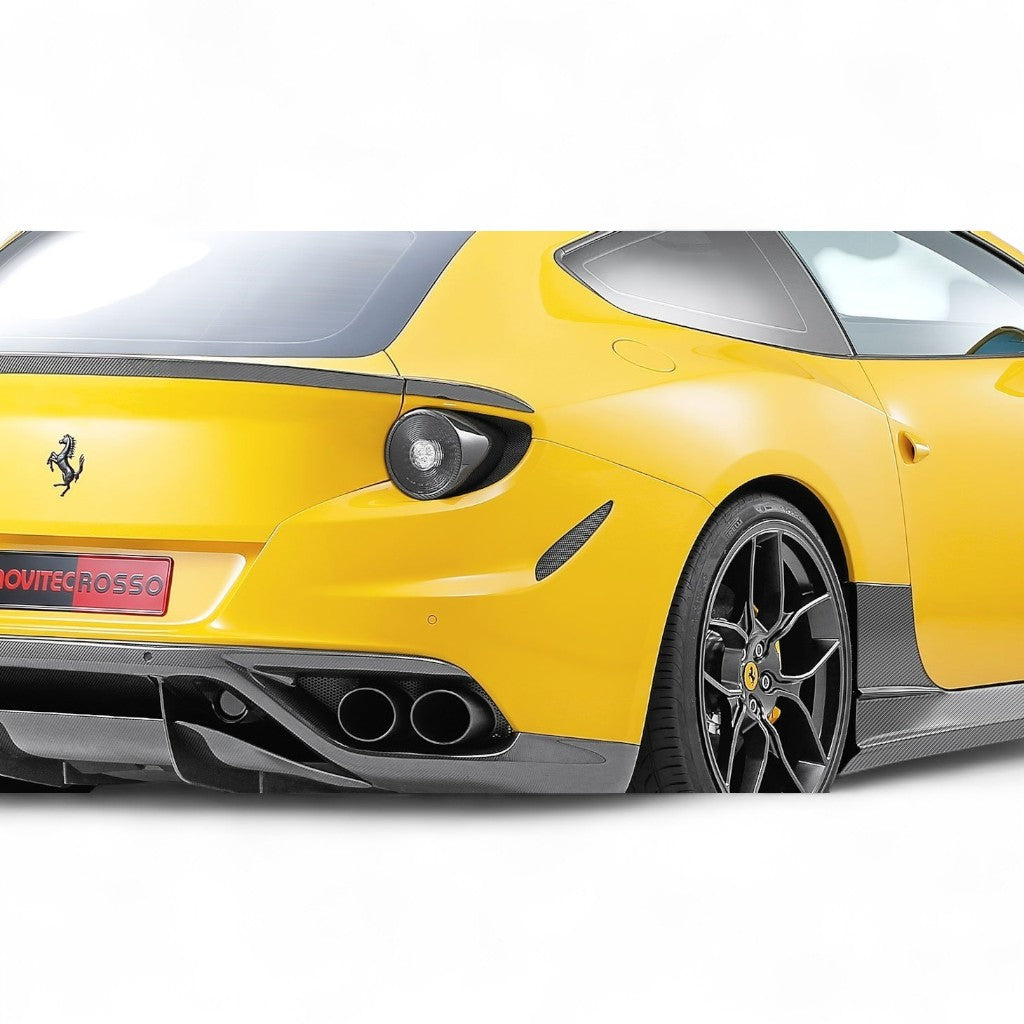 NOVITEC F6 777 29 Накладки на задні ліхтарі, видимий карбон для FERRARI FF 2011-2016 Photo-1