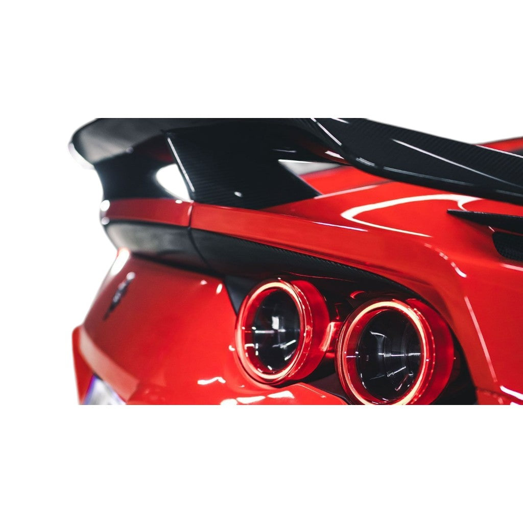 NOVITEC F6 812 53 Накладки на задні ліхтарі та кришку багажника N-Largo, видимий карбон для FERRARI 812 Superfast 2017-2024 Photo-1