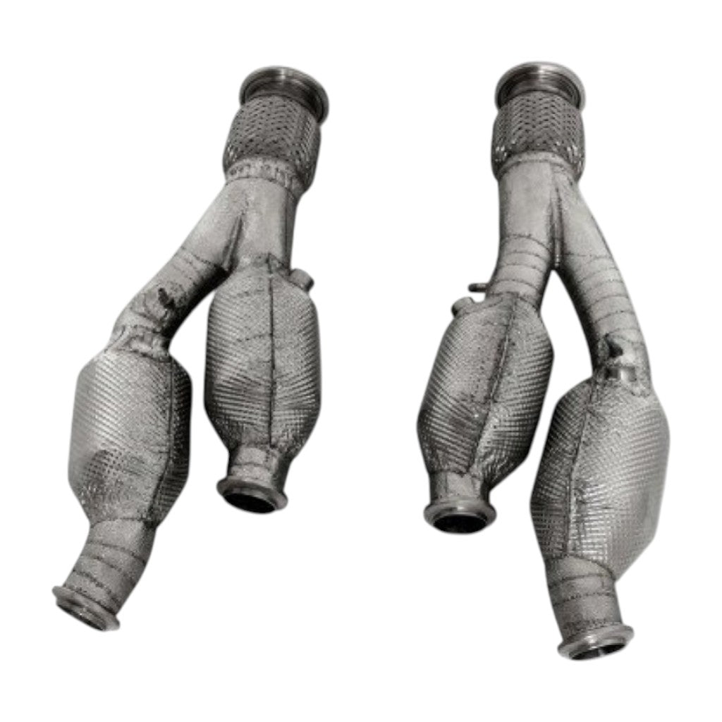 NOVITEC L1 111 59 Спортивні металеві каталізатори, 2 шт для LAMBORGHINI Aventador SVJ / Aventador Ultimae Photo-0