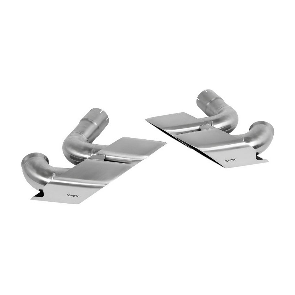 NOVITEC L1 333 85 Насадки вихлопу, матова нержавіюча сталь, 4 шт для LAMBORGHINI Urus SE 2024– Photo-0