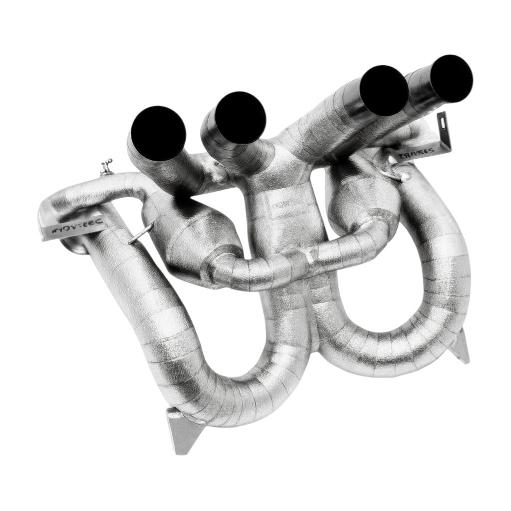 NOVITEC L1 444 30 Вихлопна система з регулюванням заслінок, Inconel із золотим покриттям для LAMBORGHINI Revuelto 2023- Photo-0