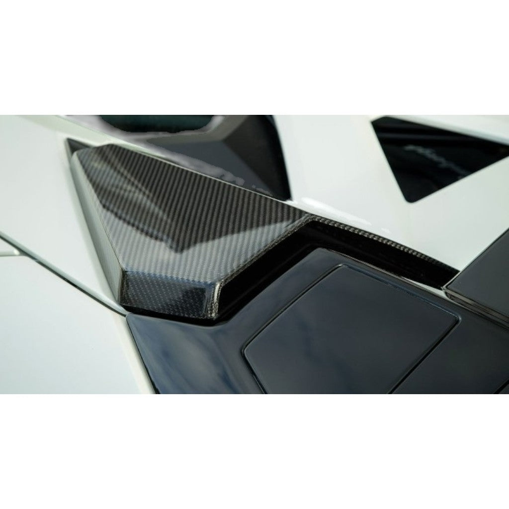 NOVITEC L6 111 78 Повітрозабірник на даху, видимий матовий карбон для LAMBORGHINI Aventador SV Roadster 2015-2017 Photo-1