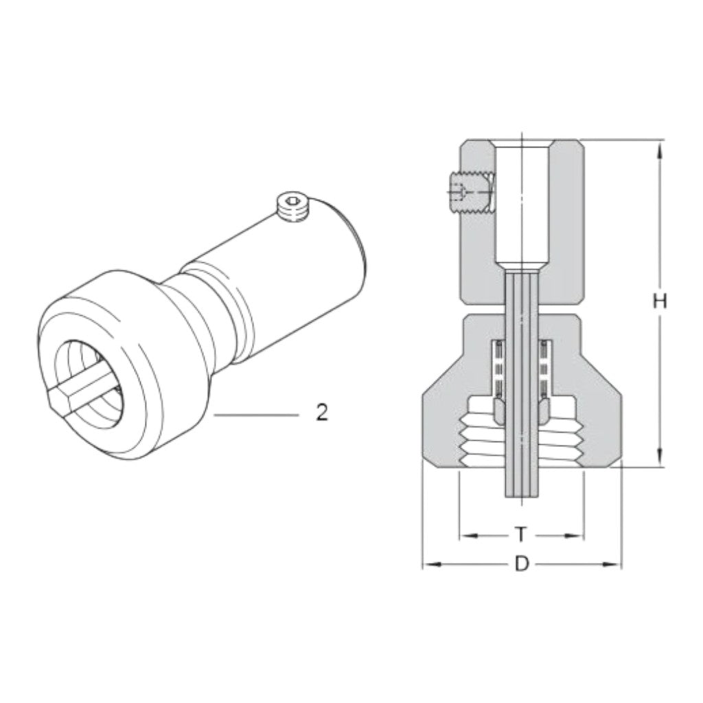OHLINS 24631-03 Регулятор відскоку (H= 29мм, D= 18мм, T=M10x1.25) Photo-1