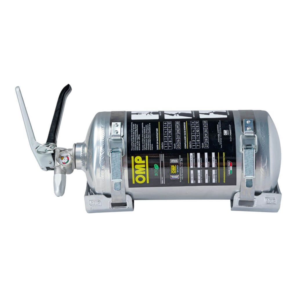 OMP CB0-0324-A01 Ручний вогнегасник Ecolife Plus, алюміній, сріблястий (2,4кг) Photo-1