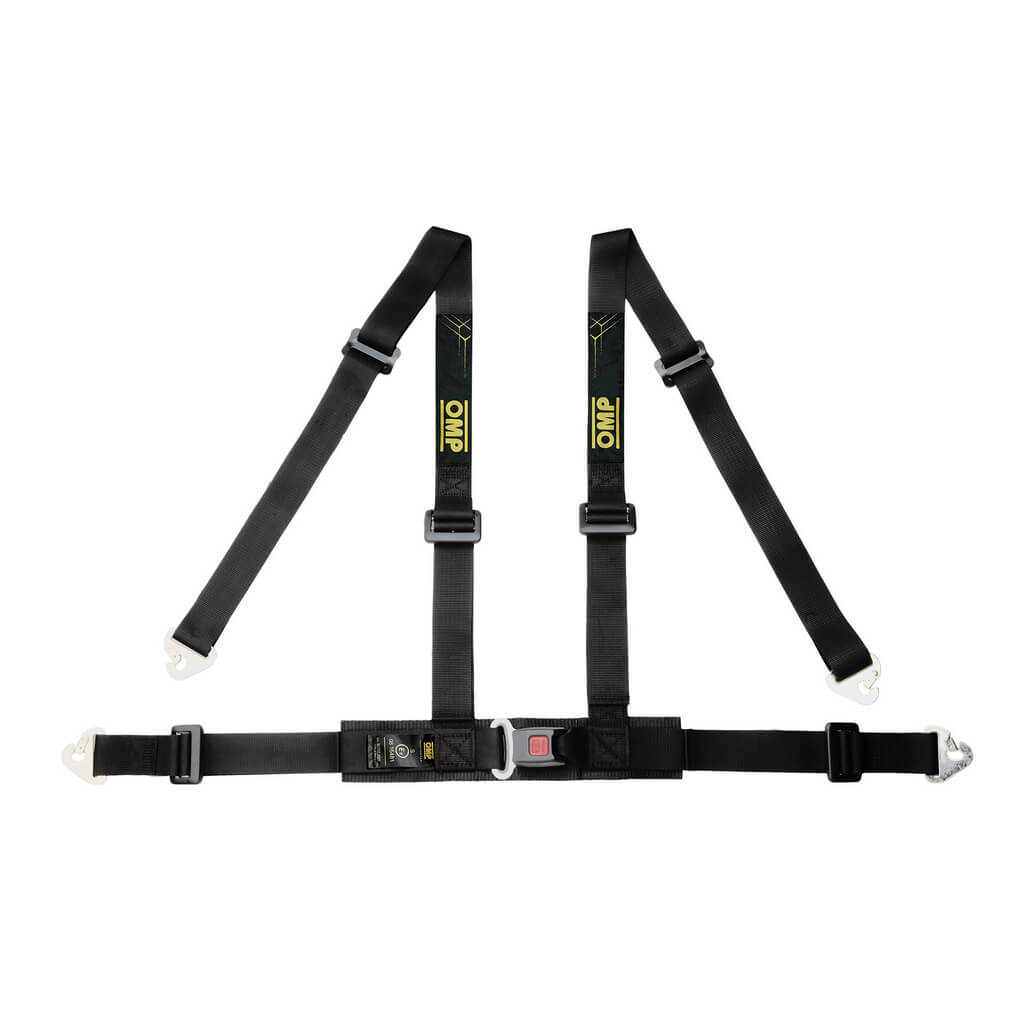 OMP DA0-0507-B01-071 Ремені безпеки для дороги, 4-точкові, 4M ECE 16-08, Чорний Photo-0