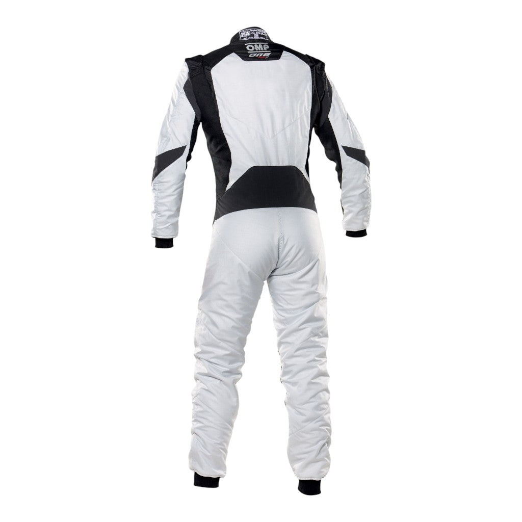 OMP IA0-1861-A01-083-50 Костюм для автоспорту One Evo X, FIA 8856-2018, Сріблястий / Чорний, Розмір 50 Photo-1