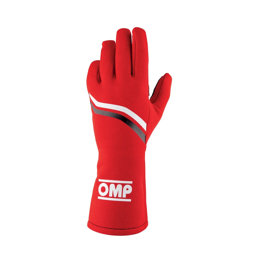 OMP IB0-0746-C01-061-M Рукавички для автоспорту Dijon My2025, FIA 8856-2018, Червоний, Розмір M Photo-0