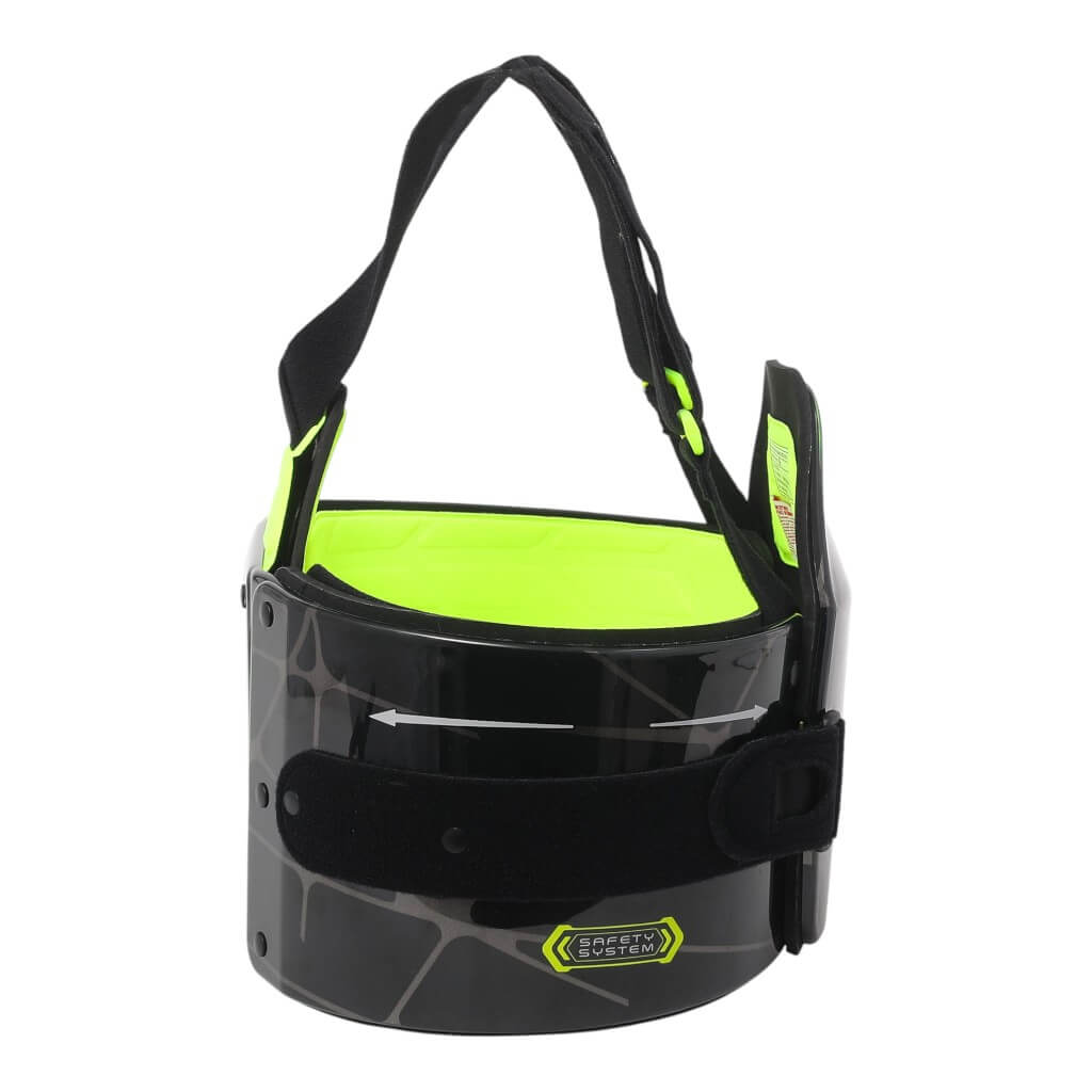 OMP KK0-0049-B01-178-M Захист корпусу для картингу KS-1 Pro, Чорний/Жовтий флуо, Розмір M Photo-2