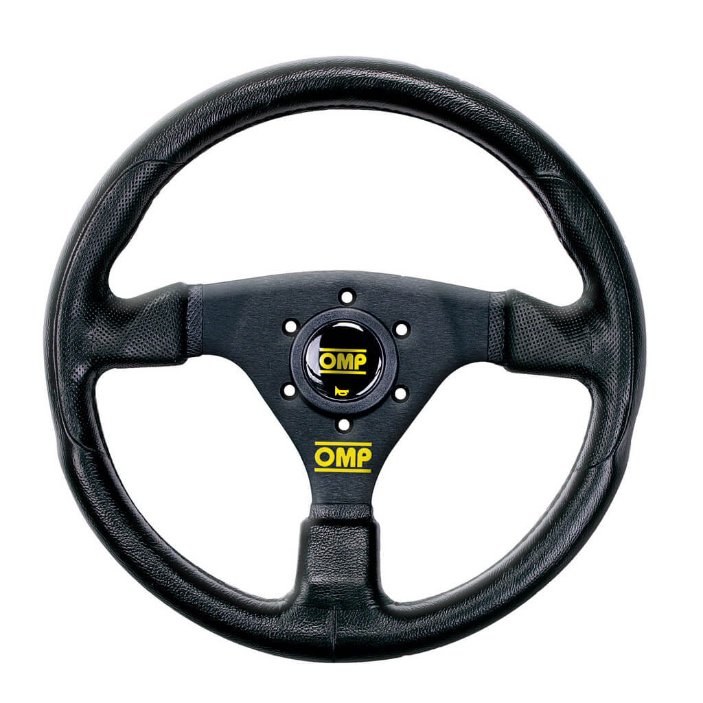 OMP OD0-1981-071 Кермо Racing GP 330 мм, чорна шкіра Photo-0