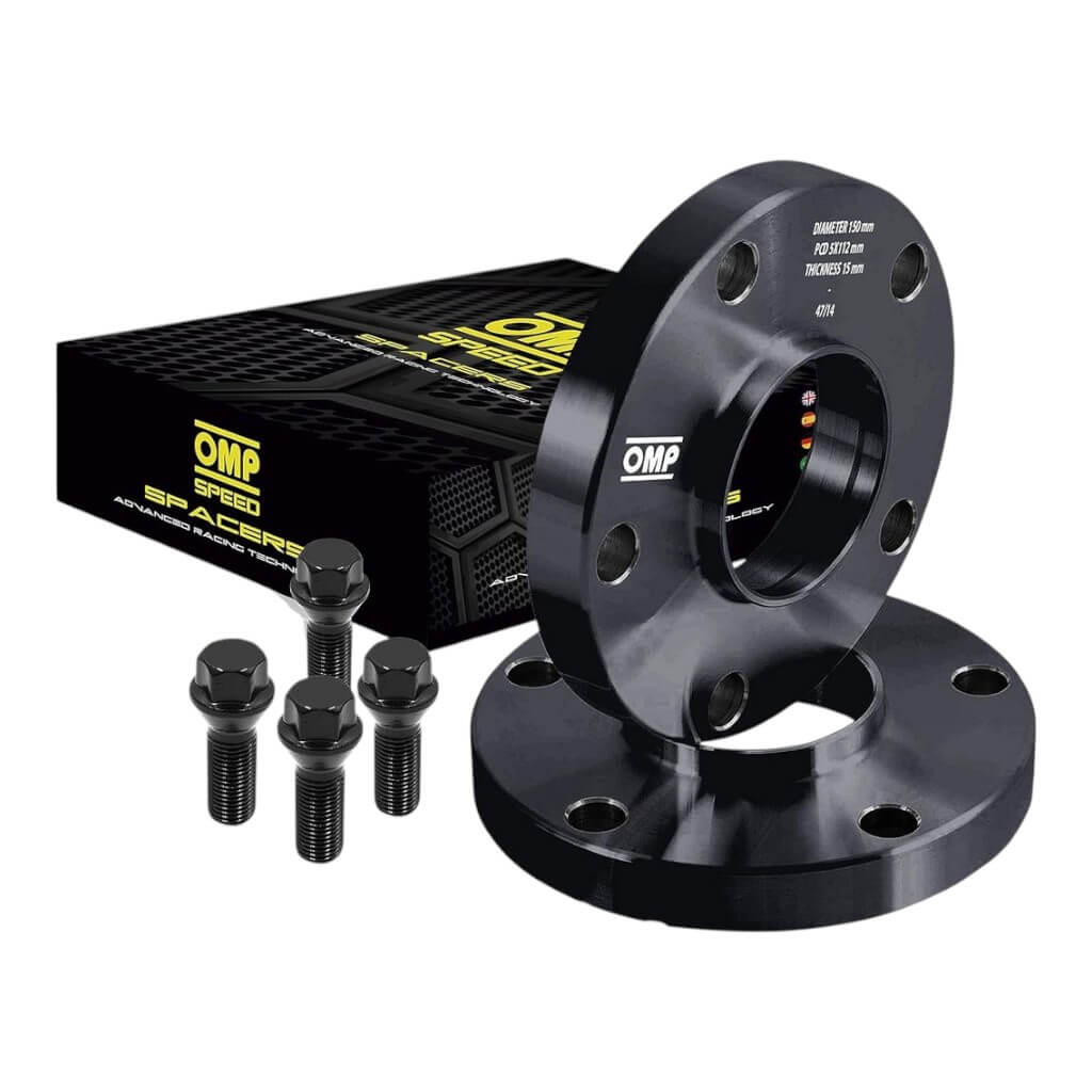 OMP OMPS09093001 Кована колісна проставка 5x130/5x130 14x1.5, чорний, 2 шт Photo-0