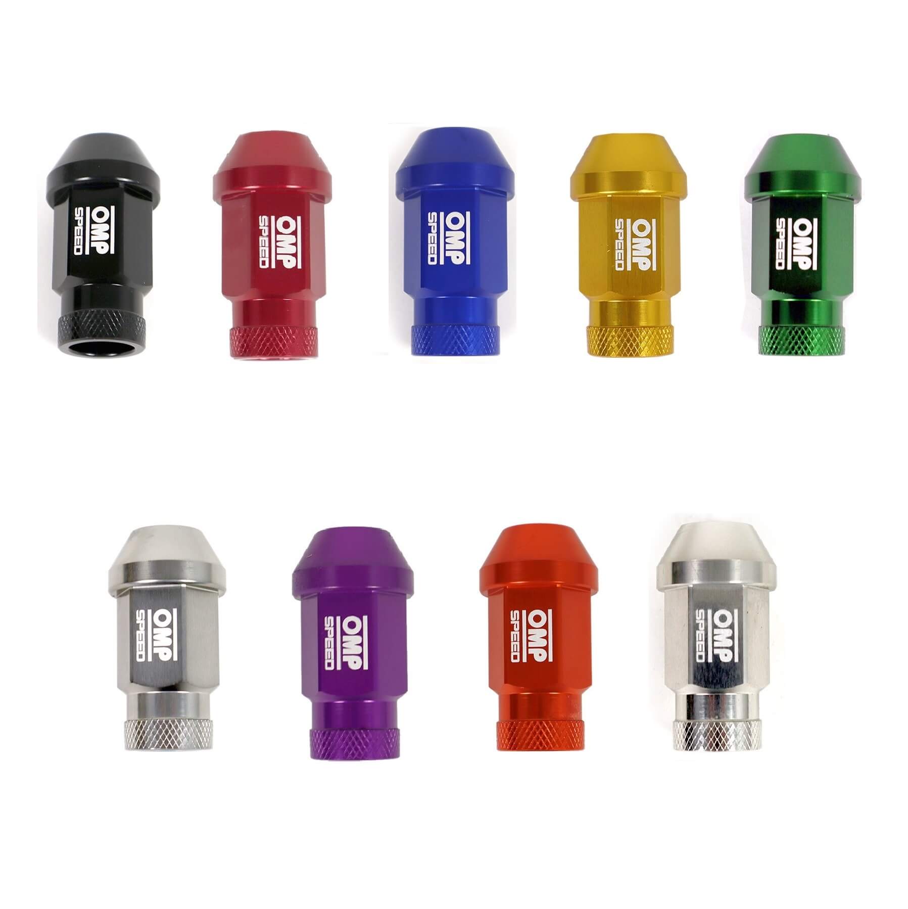 OMP OMPS09931406 Колісна гайка з алюмінію M14x1.5 Hex: 19 L: 40 мм Червоний 20+1 шт Photo-1