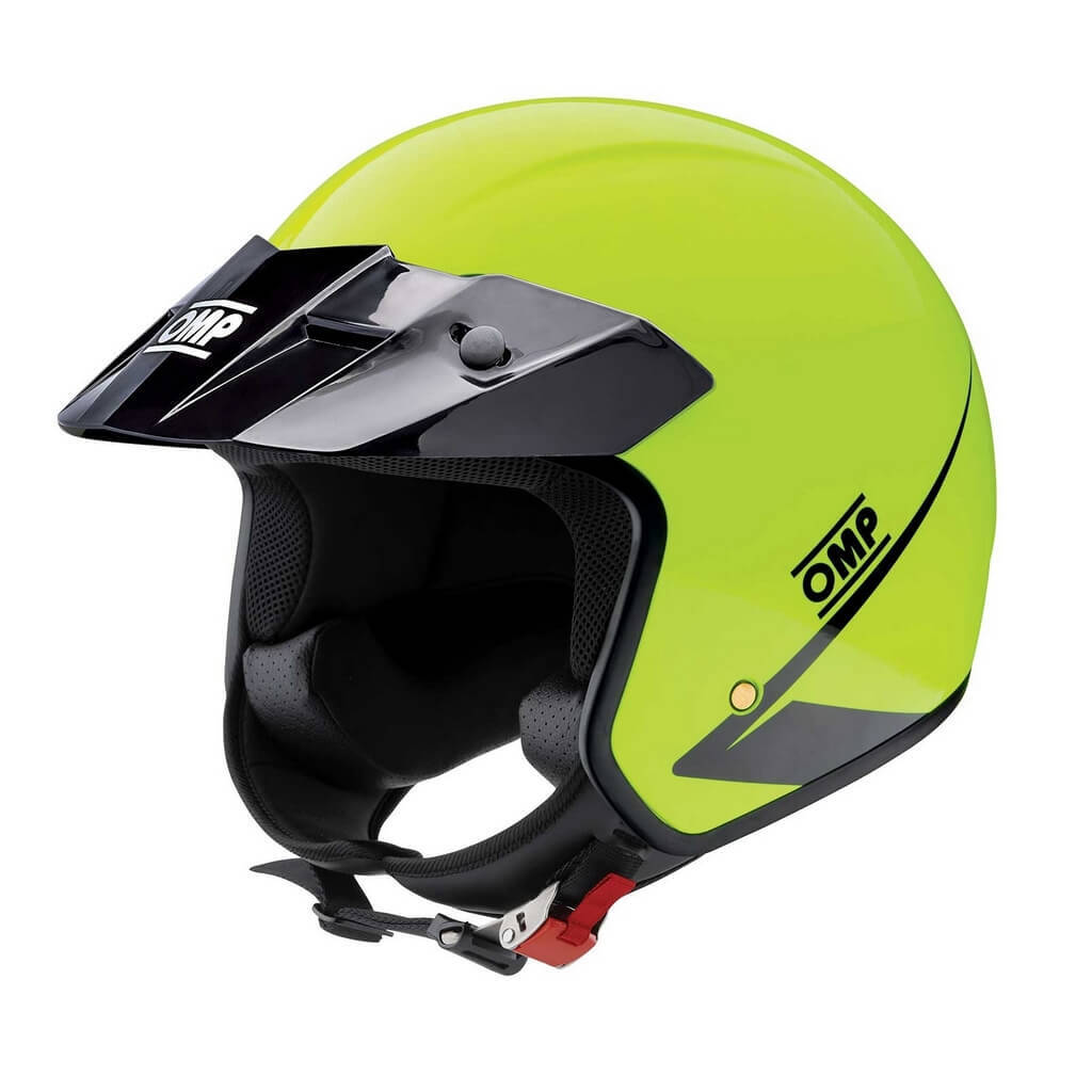 OMP SC0-0617-A01-099-XXL Відкритий шолом для картингу Star MY2024, Жовтий флуо, Розмір 2XL Photo-0