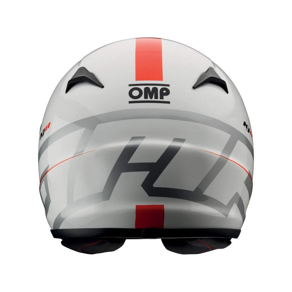 OMP SC0-0790-B01-020-XS Закритий шолом для картингу KJ8 Evo CMR, Білий (іридієвий візор), Розмір XS Photo-1