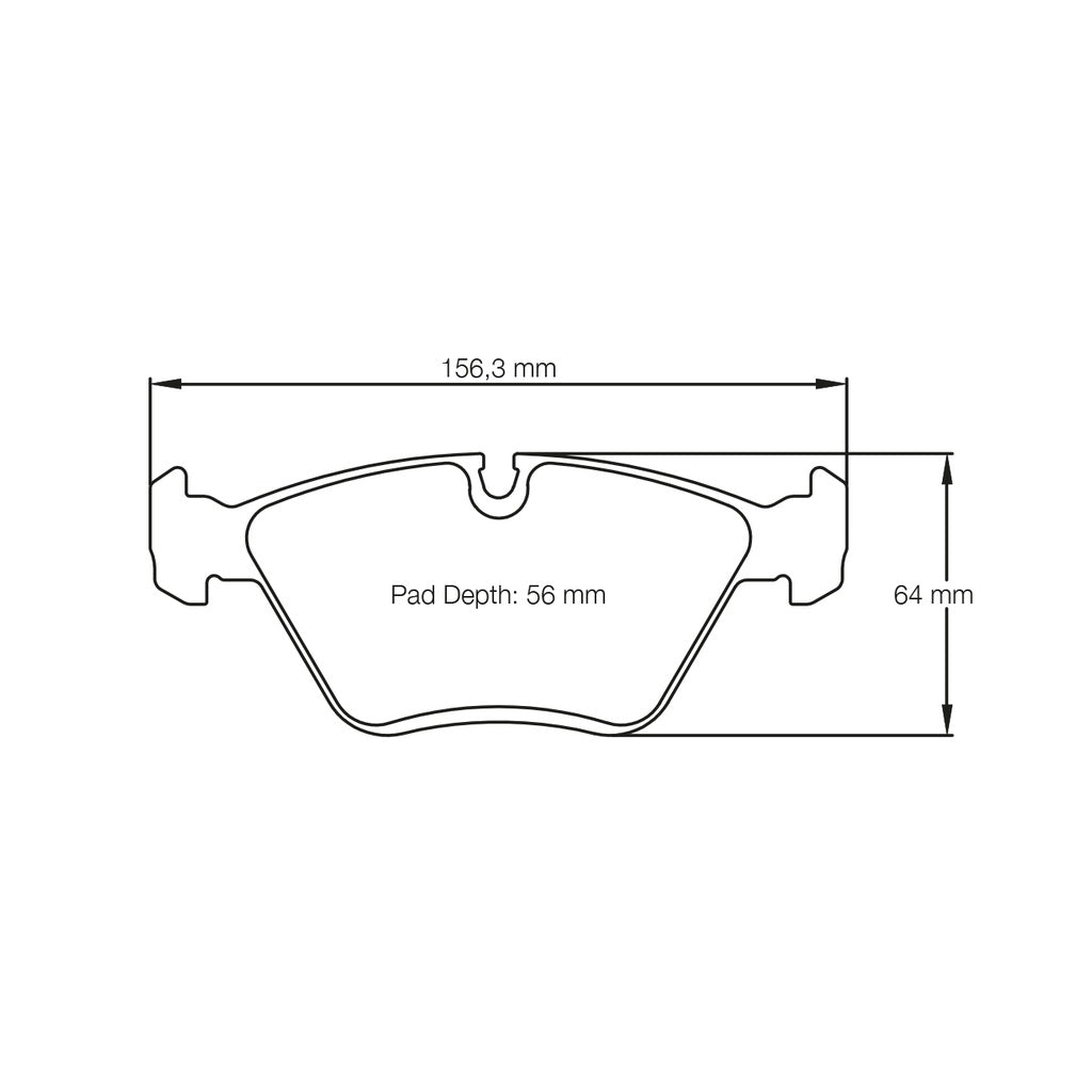 PAGID 1295-RSL29 Передні гальмівні колодки для BMW M3 (E36/E46) / M5 (E34) Iron Brakes Photo-1