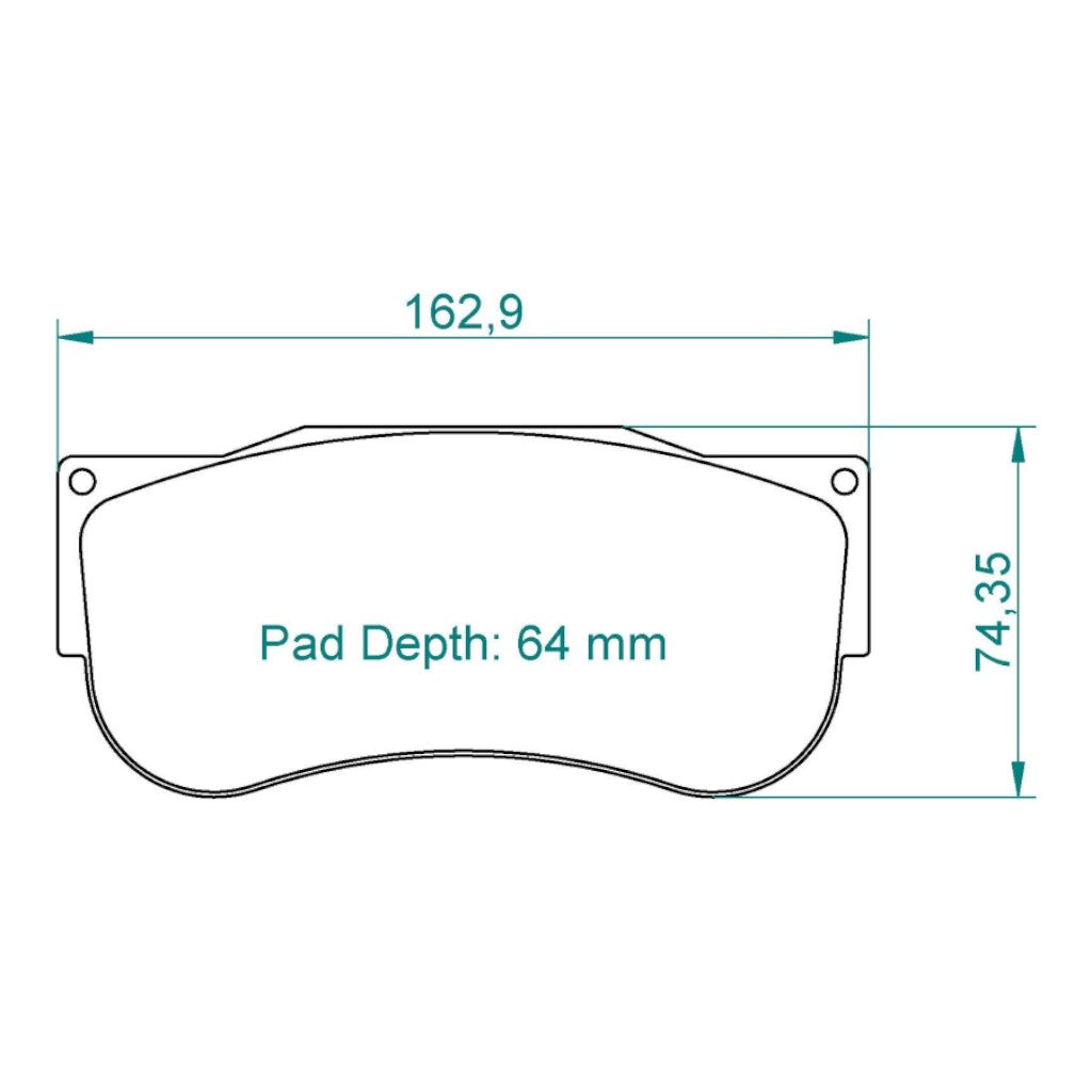 PAGID 2567-RSX Передні гальмівні колодки RSX для MERCEDES-BENZ AMG GT2 Photo-1