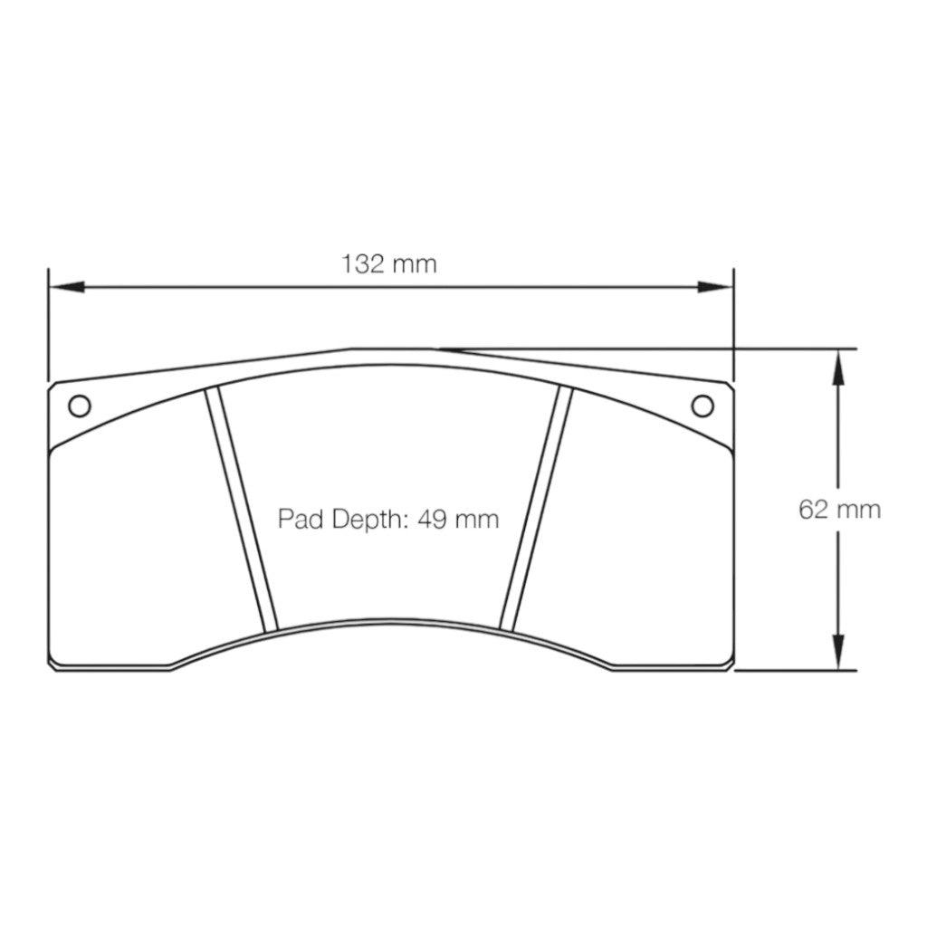PAGID 2704-M2C Задні гальмівні колодки для BMW M8 GTE / PORSCHE 991.2 GT2 RS Clubsport / TOYOTA GR Supra GT4 Photo-1