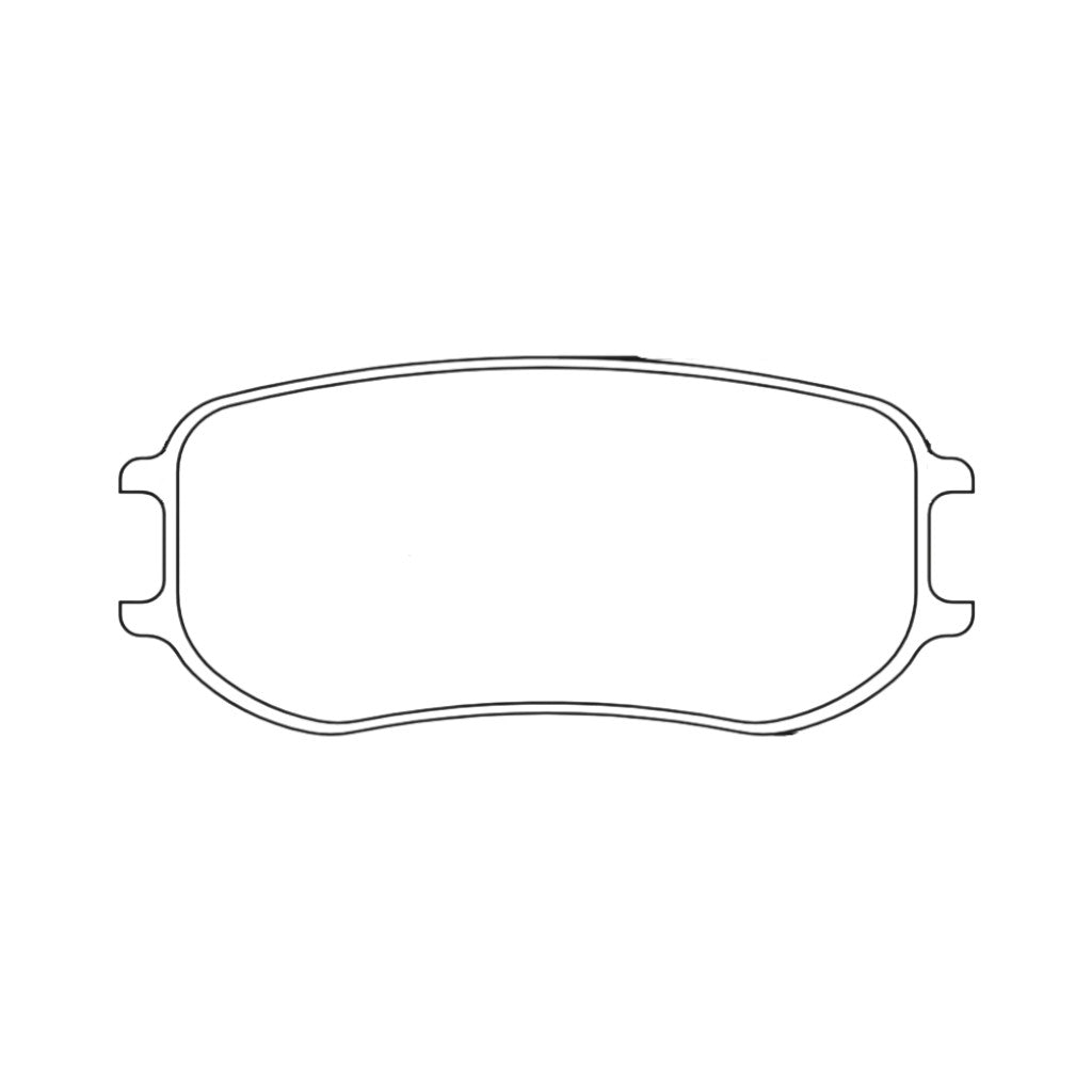 PAGID 4929-CUP01 Задні гальмівні колодки для PORSCHE 991 GT3 Cup / Cayman GT4 Clubsport (PFC гальма 28/26 мм) Photo-0