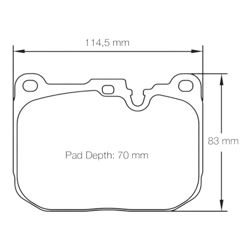 PAGID 4931-RSL29 Передні гальмівні колодки для BMW M2 (F87) / M3 (F80) / M4 (F82) Iron Brakes Photo-1