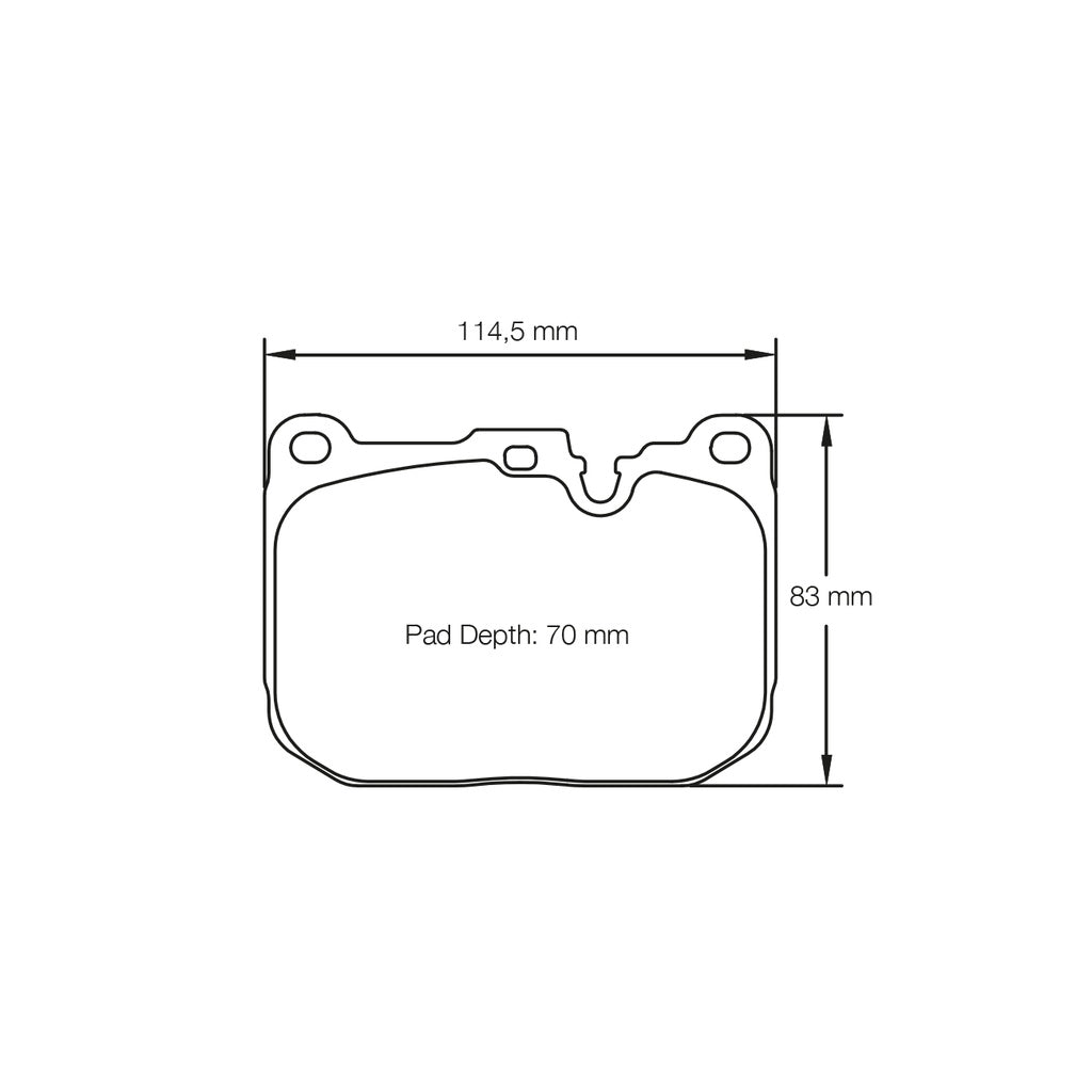 PAGID 4931-RSL1 Передні гальмівні колодки для BMW M2 (F87) / M3 (F80) / M4 (F82) Iron Brakes Photo-1