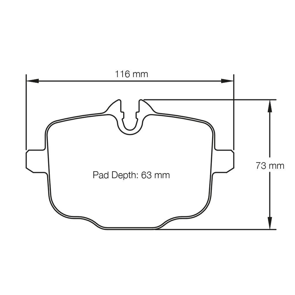 PAGID 4932-RSL29 Задні гальмівні колодки для BMW M2 (G87) / M3 (G80) / M4 (G82) Iron Brakes Photo-2