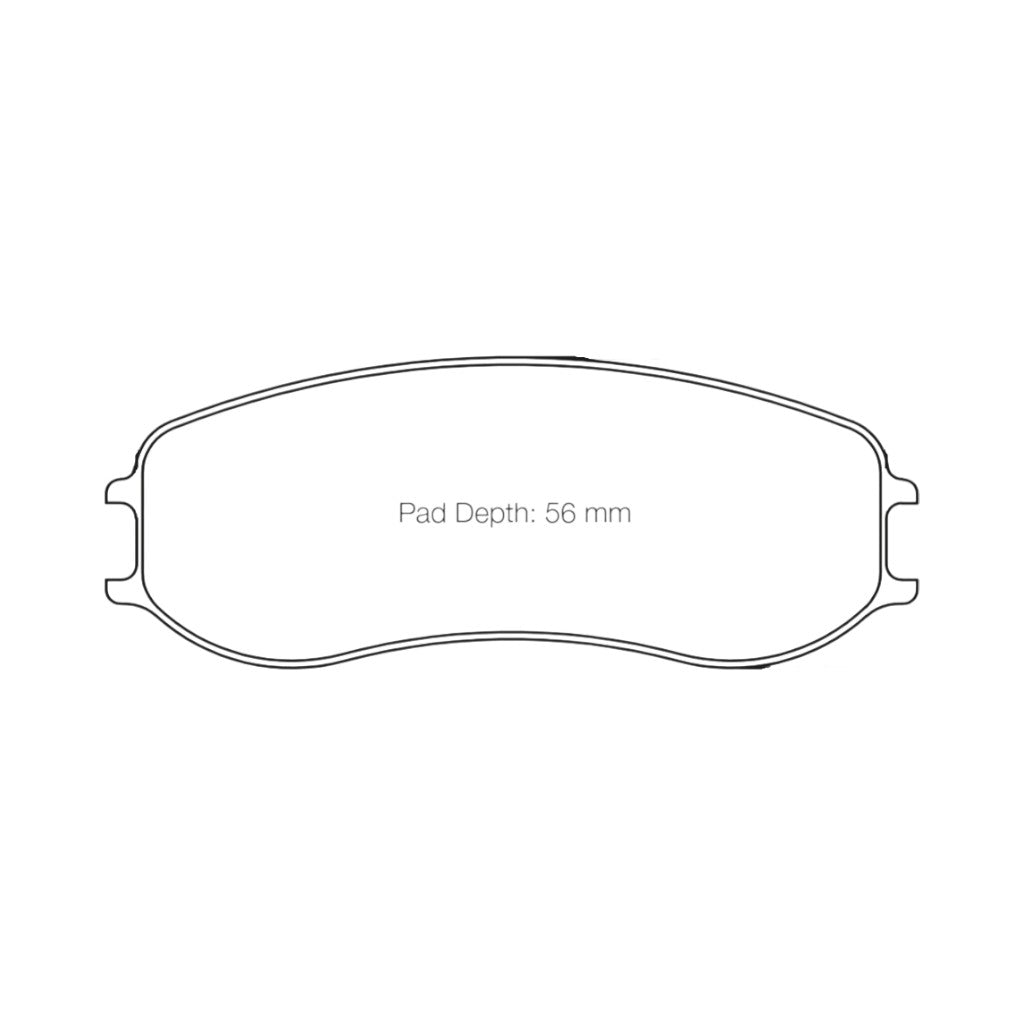 PAGID S4928-CUP01 Передні гальмівні колодки для PORSCHE 991 GT3 Cup / Cayman GT4 Clubsport (PFC гальма 28/26 мм) Photo-0