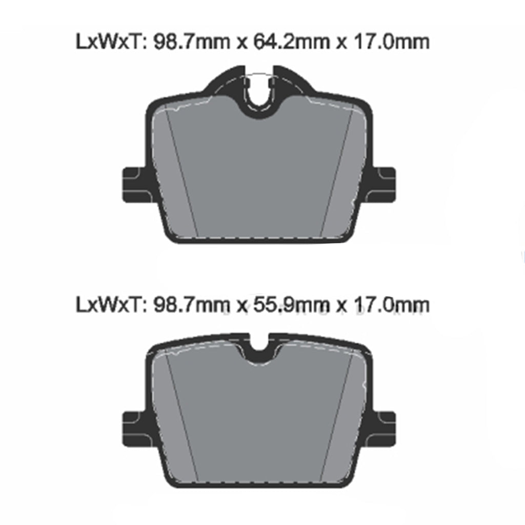 PAGID T8267SP2001 Задні гальмівні колодки STREET+ для BMW Z4 (G29) / TOYOTA GR SUPRA (A90) Photo-1