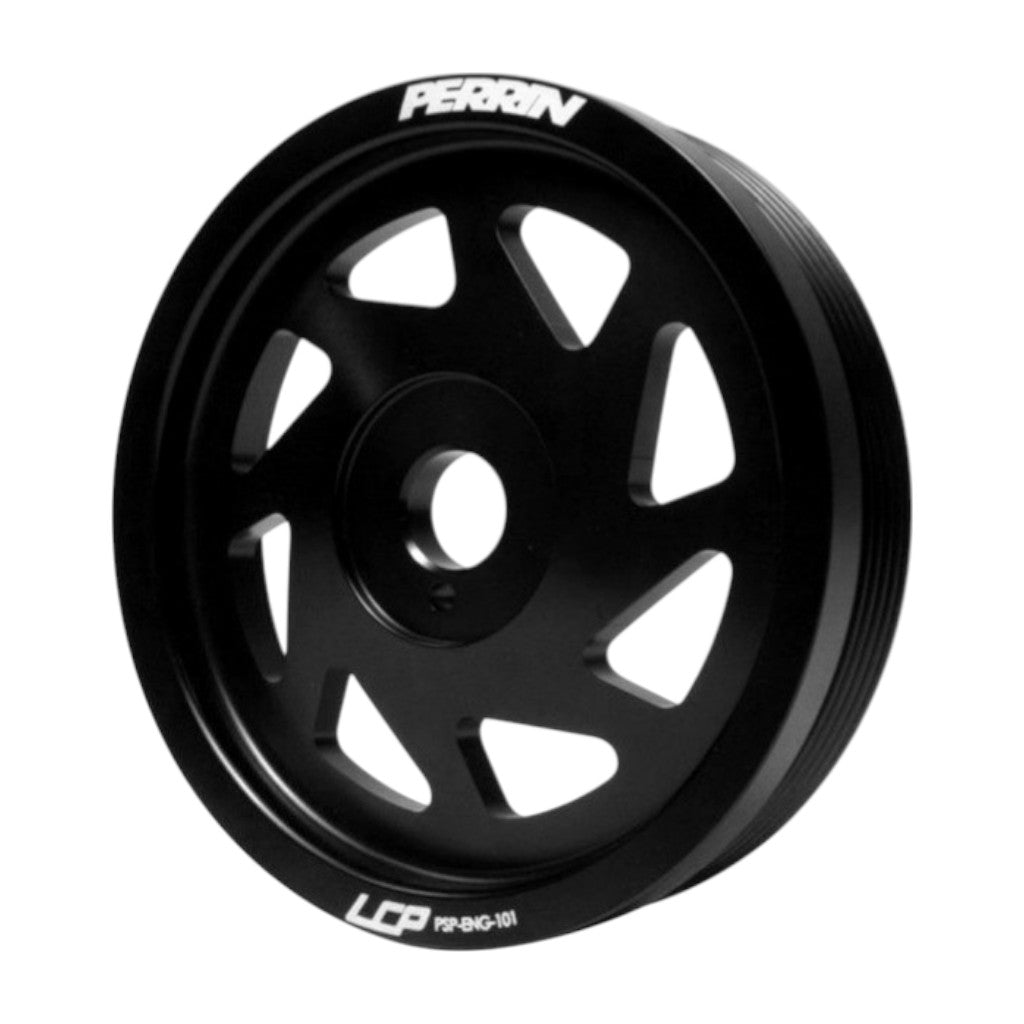 PERRIN PSP-ENG-101BK Легкий шків колінвала для SUBARU BRZ / TOYOTA GT86 / SCION FR-S (ZN6) 2012–2020 Photo-0