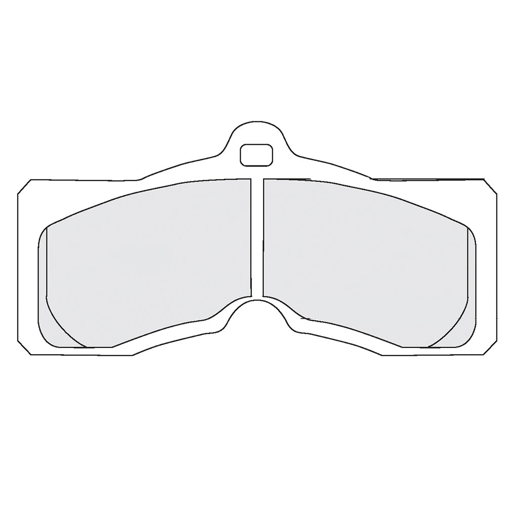 PFC 0008.10 Гальмівні колодки для CHEVROLET Corvette C3 1966-1982 (Z-Rated Compound) Photo-0