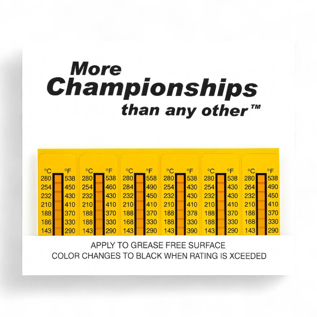 PFC 032.0007 Етикетки для вимірювача температури від 121 C до 280 C (комплект із 10 етикеток) Photo-1